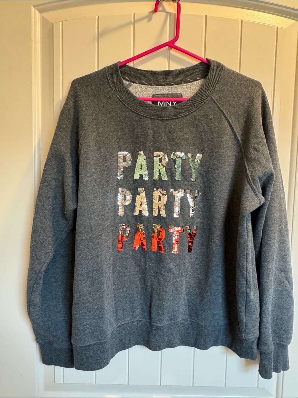Marc New York Gray perfect holiday Sweatshirt
